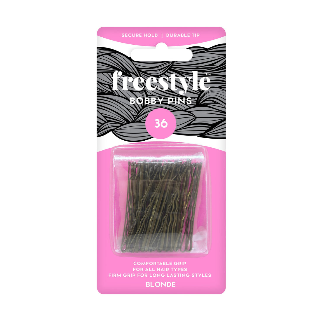 Freestyle Bobby Pins 36 Packs- Blonde