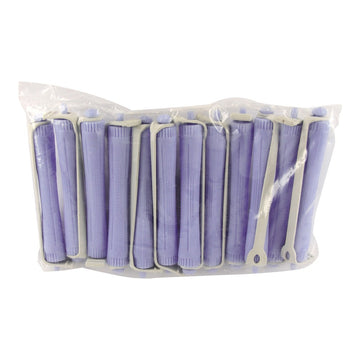 Hair FX Lightweight Perm Rods 12mm Blue Pack of 12