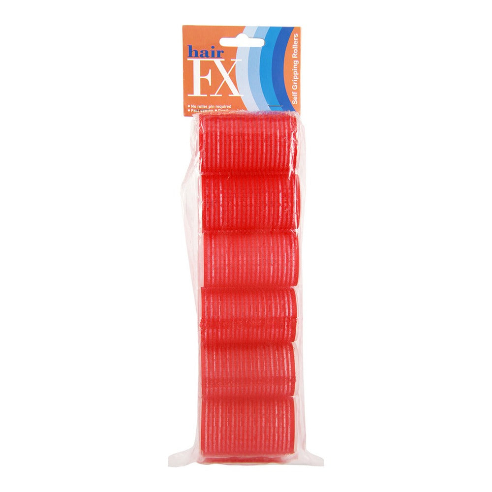 Hair FX Velcro Rollers Red 36mm Pack of 12