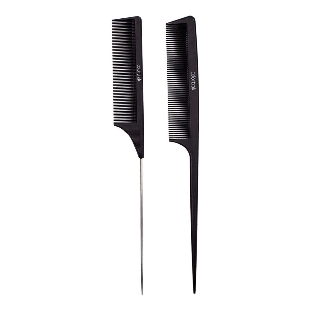 Colortrak Carbon Fiber Combs - 2pk Black
