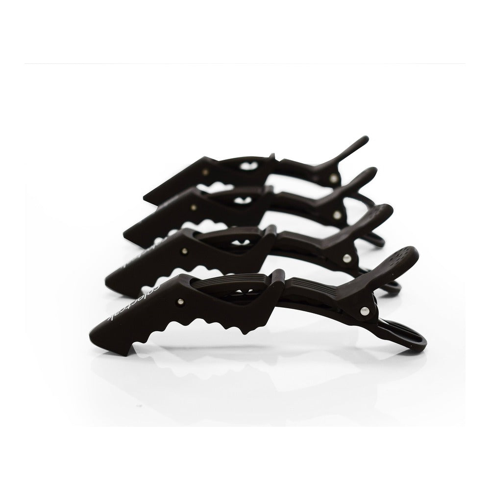 Colortrak Rubberized Jumbo Croc Clip - 4pk