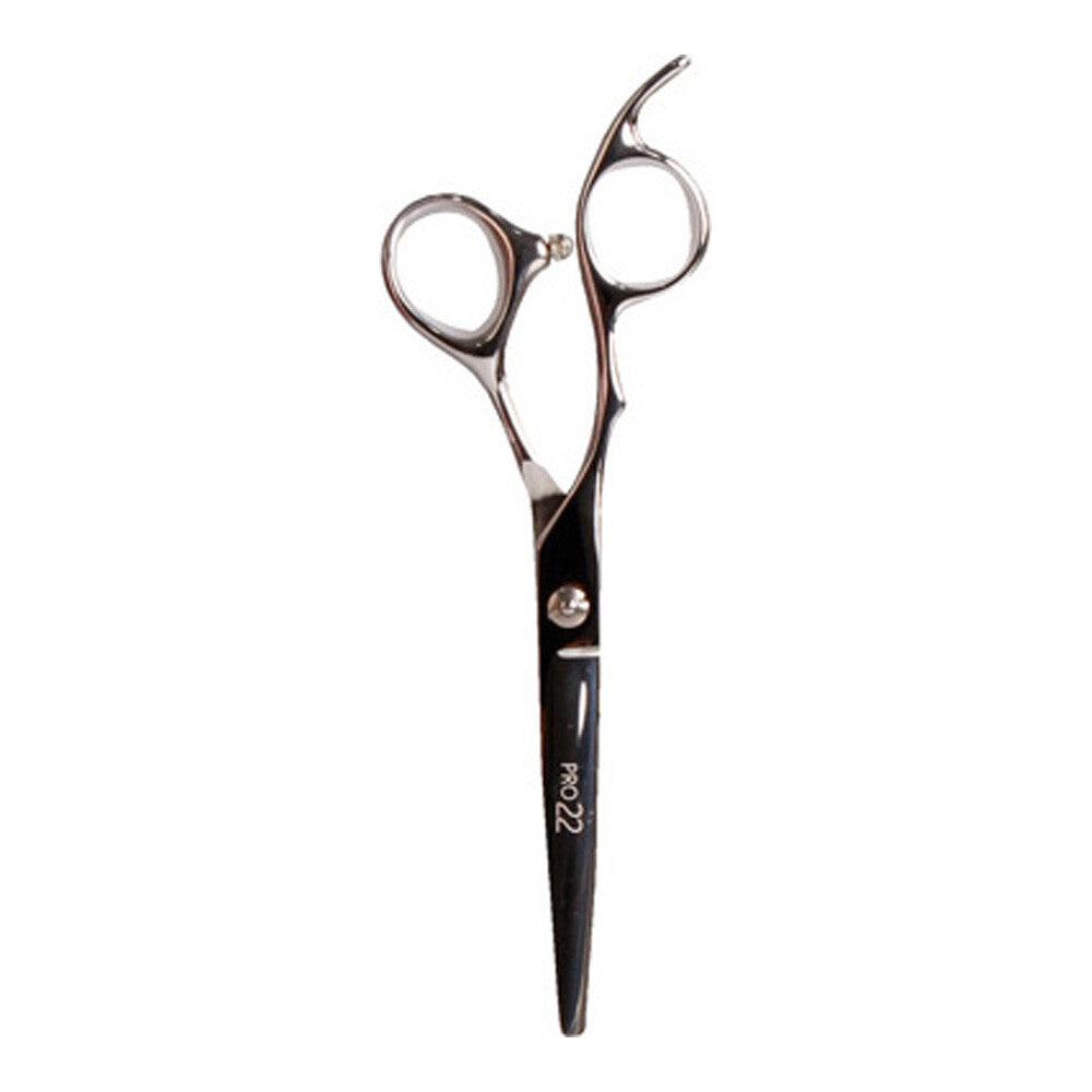 Pro22 Mirror Finish 6.0" 420J2plus Stainless Steel Convex Edge Left Handed Cutting Scissor with branded case