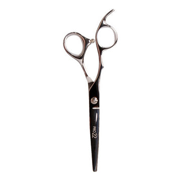 Pro22 Mirror Finish 6.0" 420J2plus Stainless Steel Convex Edge Left Handed Cutting Scissor with branded case