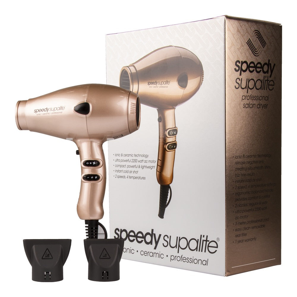 Speedy Supalite Professional Hairdryer - Gold