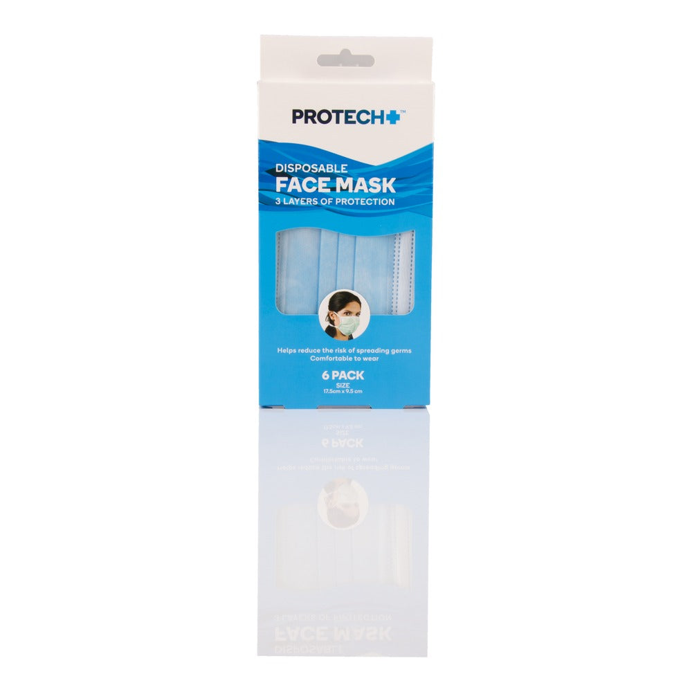Protech Face Masks 6pc Pack