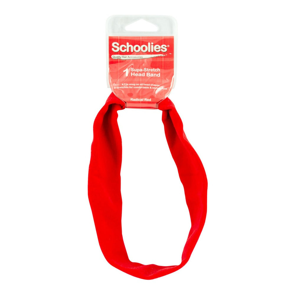 Schoolies Headband Radical Red