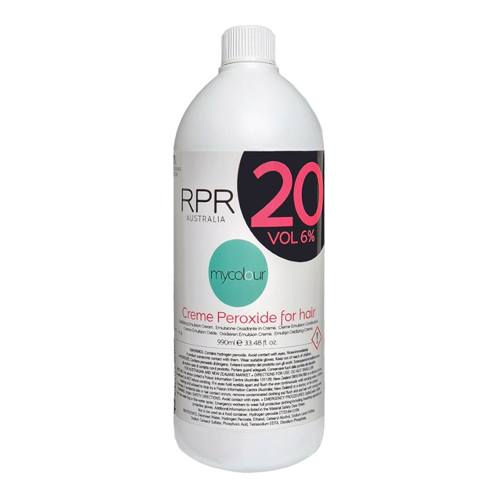 RPR mycolour 20 Volume Creme Peroxide 990ml
