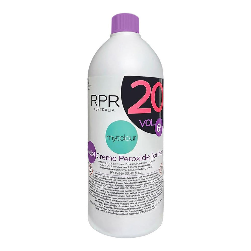 RPR mycolour 20 Volume Violet Creme Peroxide 990ml