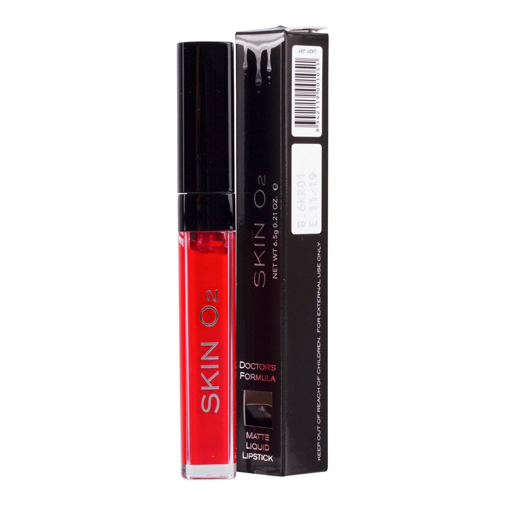 Skin O2 Mat Liq Lipstick LadyJ
