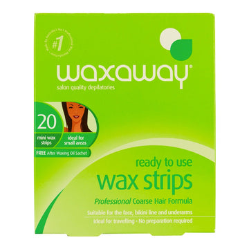 Waxaway Wax Strips Face