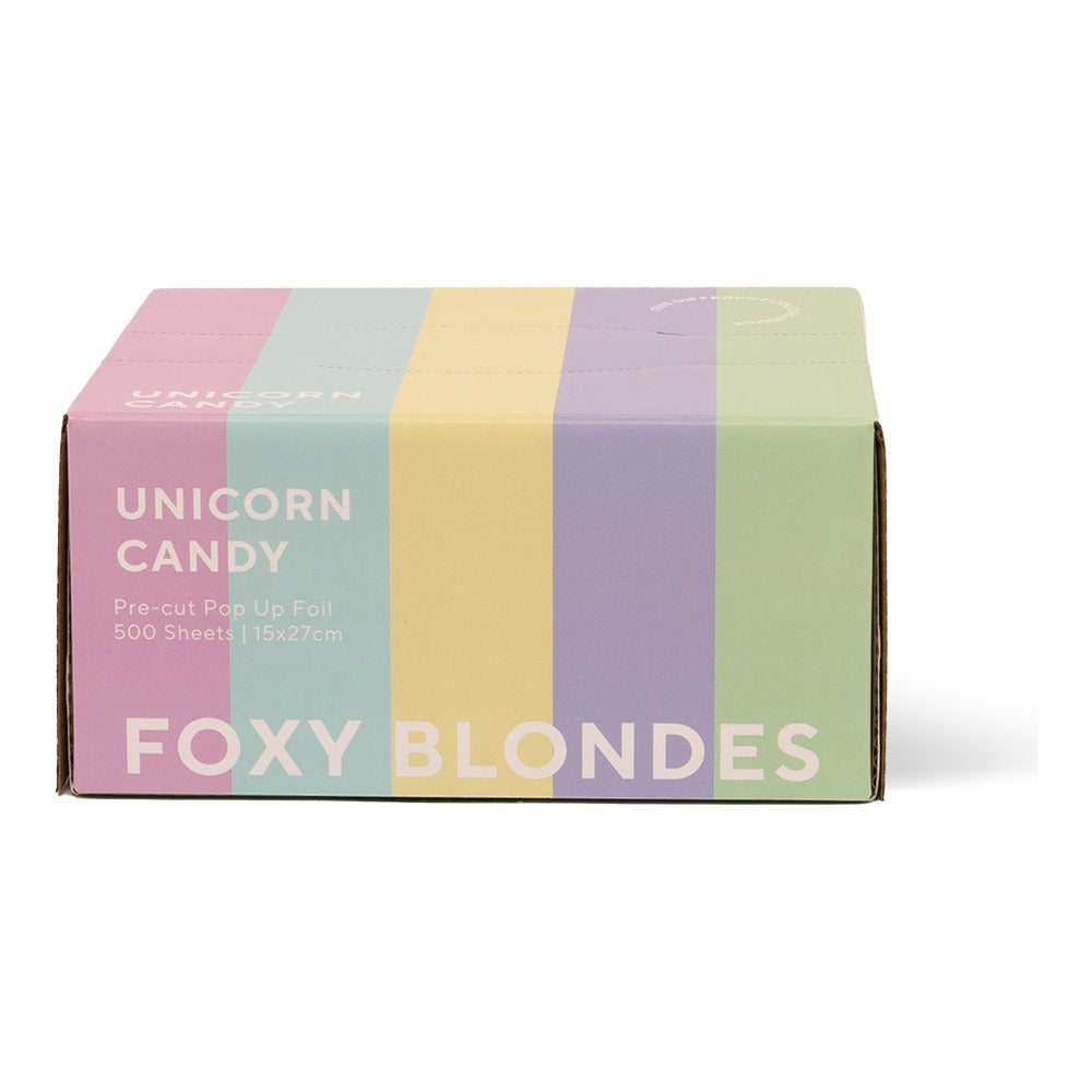 Foxy Blondes Unicorn Candy Pop Up Foil 500 Sheets 15cm x 27cm