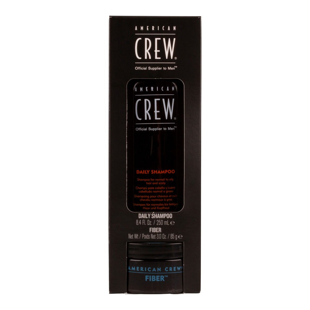 American Crew Fiber + Daily Shampoo Duo - Fiber 85g and Daily Shampoo 250ml