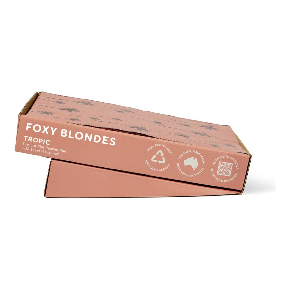 Foxy Blondes Tropic Flat Pack Foils 500 Sheets 15cm x 27cm