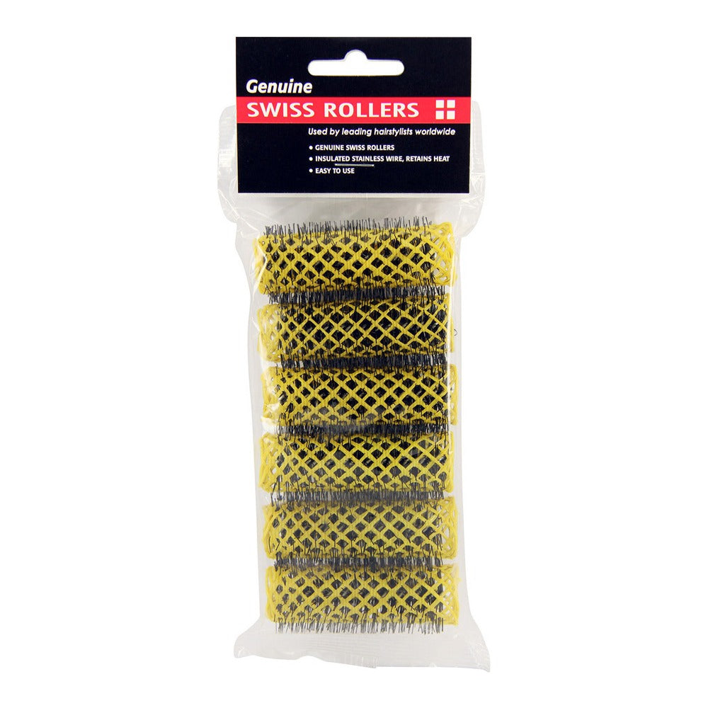 Swiss Rollers 20mm Yellow 6 pack