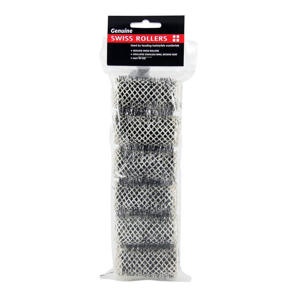 Swiss Rollers 32mm White 6 pack