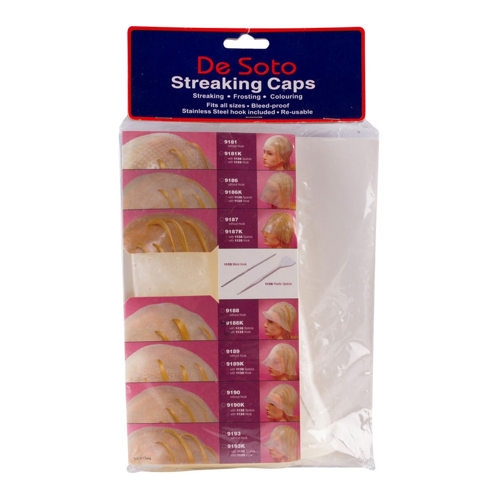 DeSoto Streaking Cap Neutral Rubber with Large Metal Hook