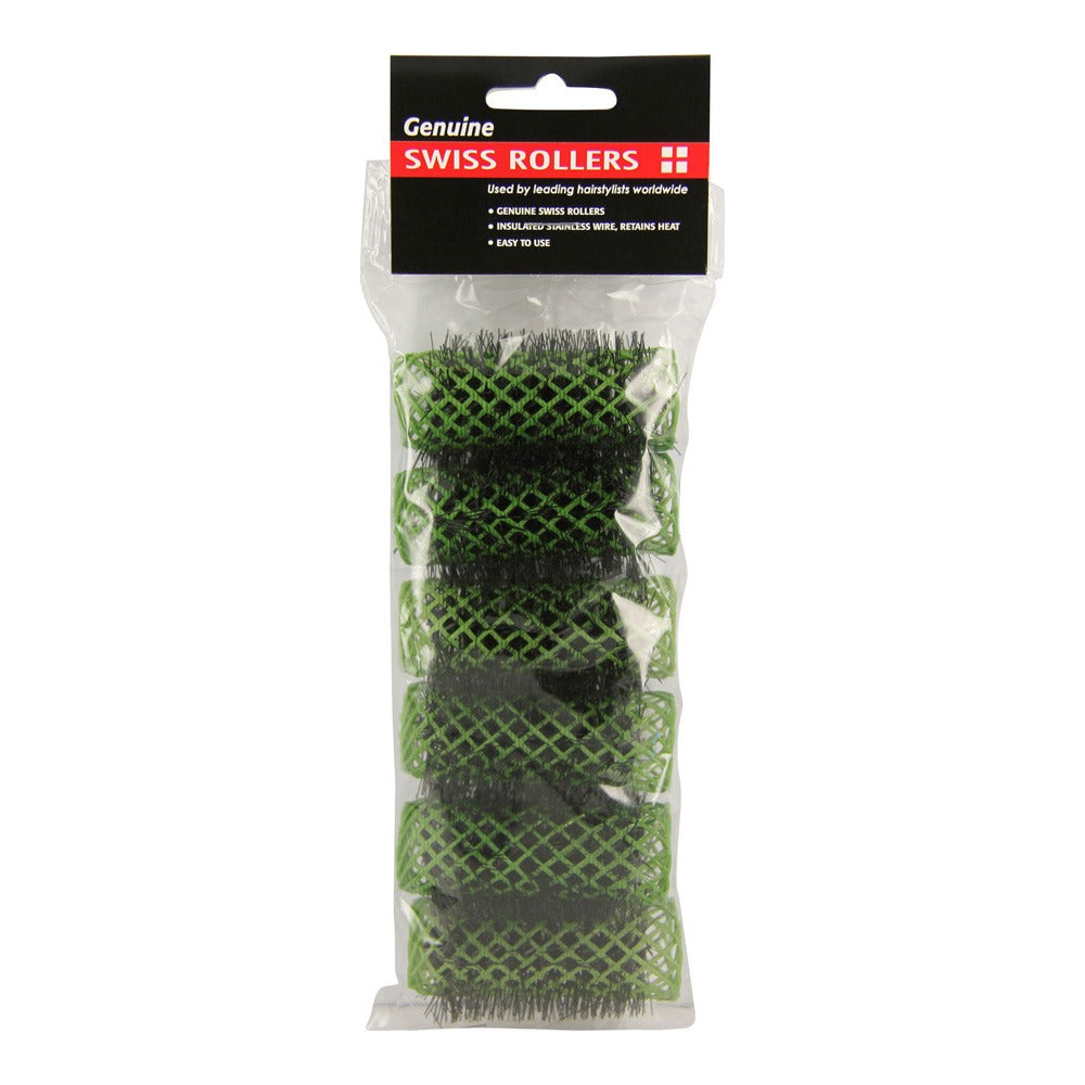 Swiss Rollers 25mm Green 6 pack