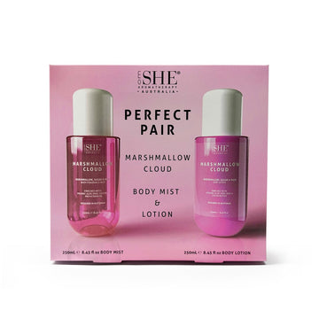 SHE Aromatherapy Signature Collection Mist & Lotion Duo - Perfect Pair Marshmallow Cloud 250ml