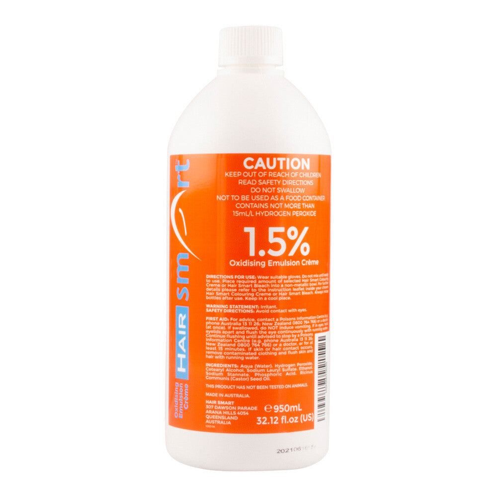 Hair Smart Oxidising Emulsion Creme 1.5% 950ml