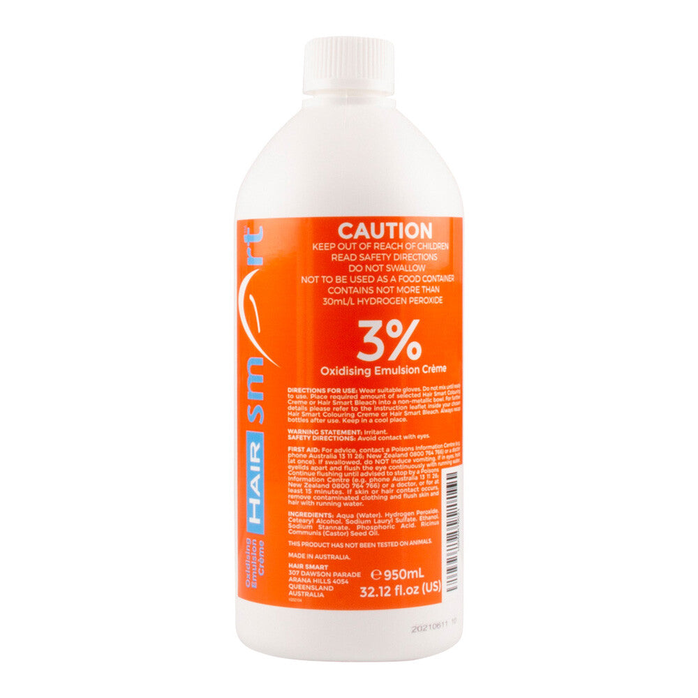 Hair Smart Oxidising Emulsion Creme 3% 950ml
