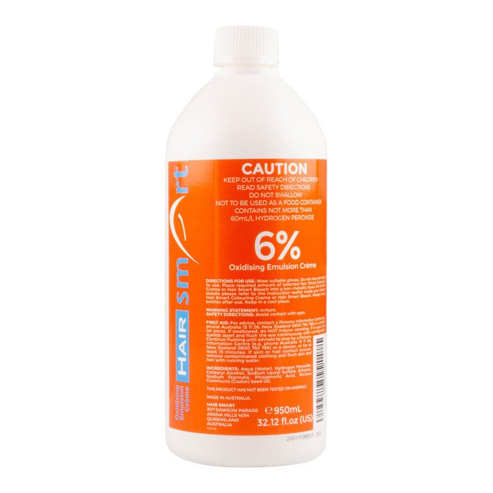 Hair Smart Oxidising Emulsion Creme 6% 950ml
