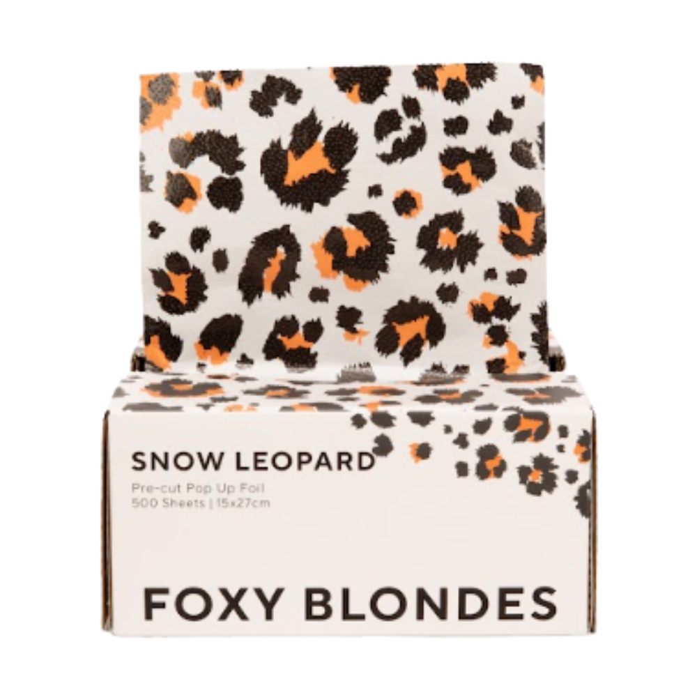 Foxy Snow Leopard Pre-Cut Foil