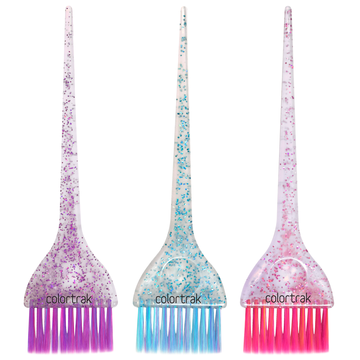 Colortrak Colours by Colortrak - Multicolour Glitter 3pk Brushes