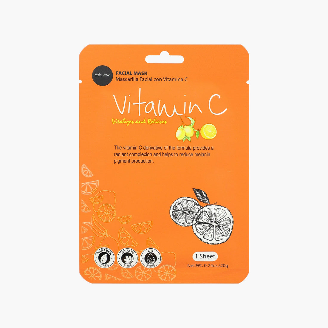 CELAVI Face Mask Pack VITAMIN C 20g