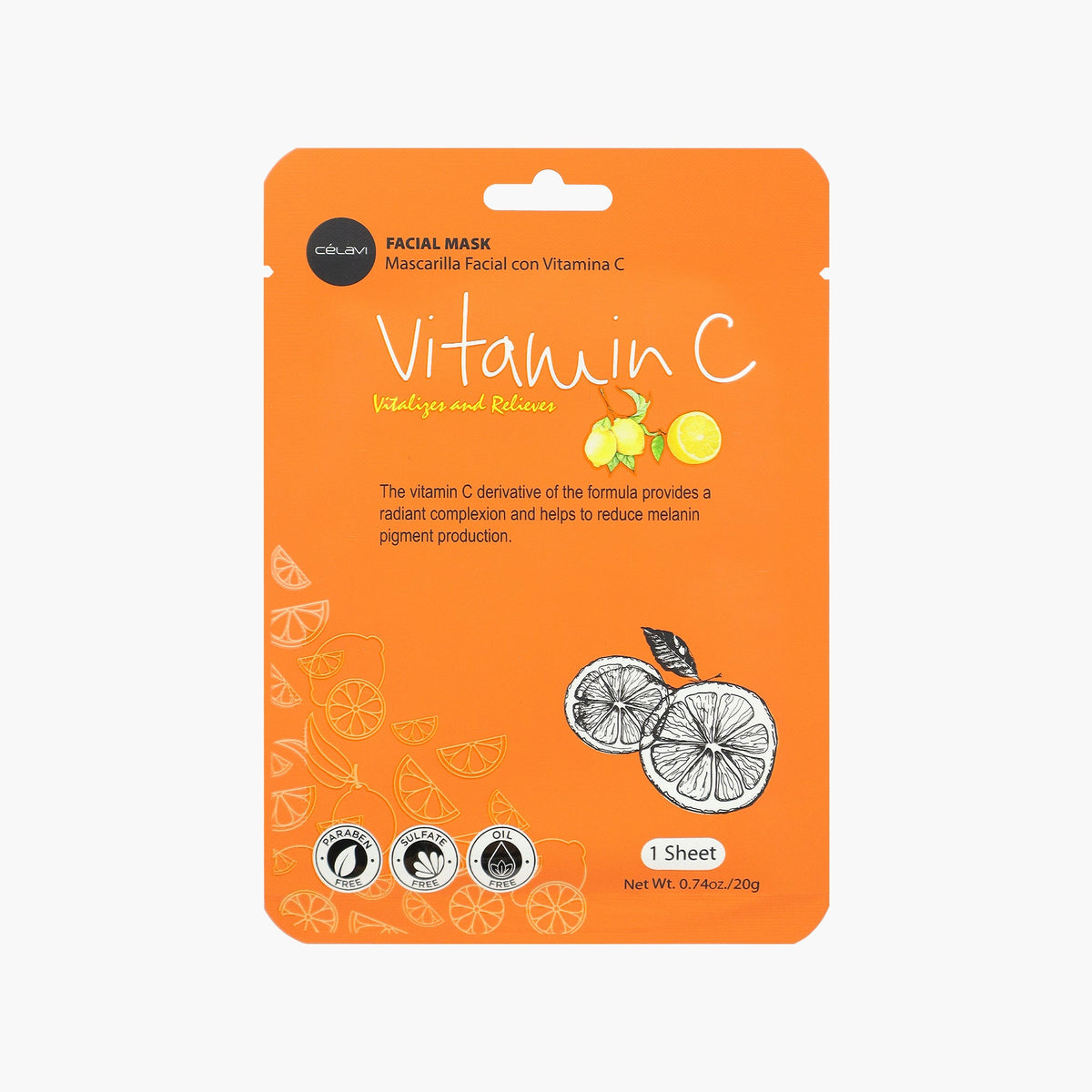 CELAVI Face Mask Pack VITAMIN C 20g