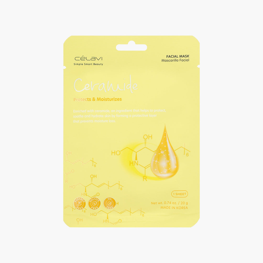 CELAVI Face Mask Pack CERAMIDE 20g