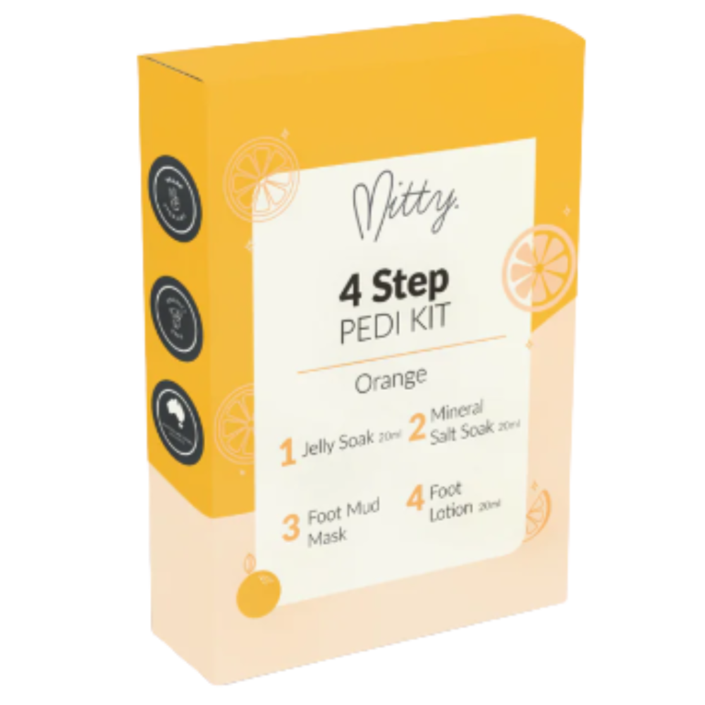 Mitty 4 Step Pedi Kit - Orange