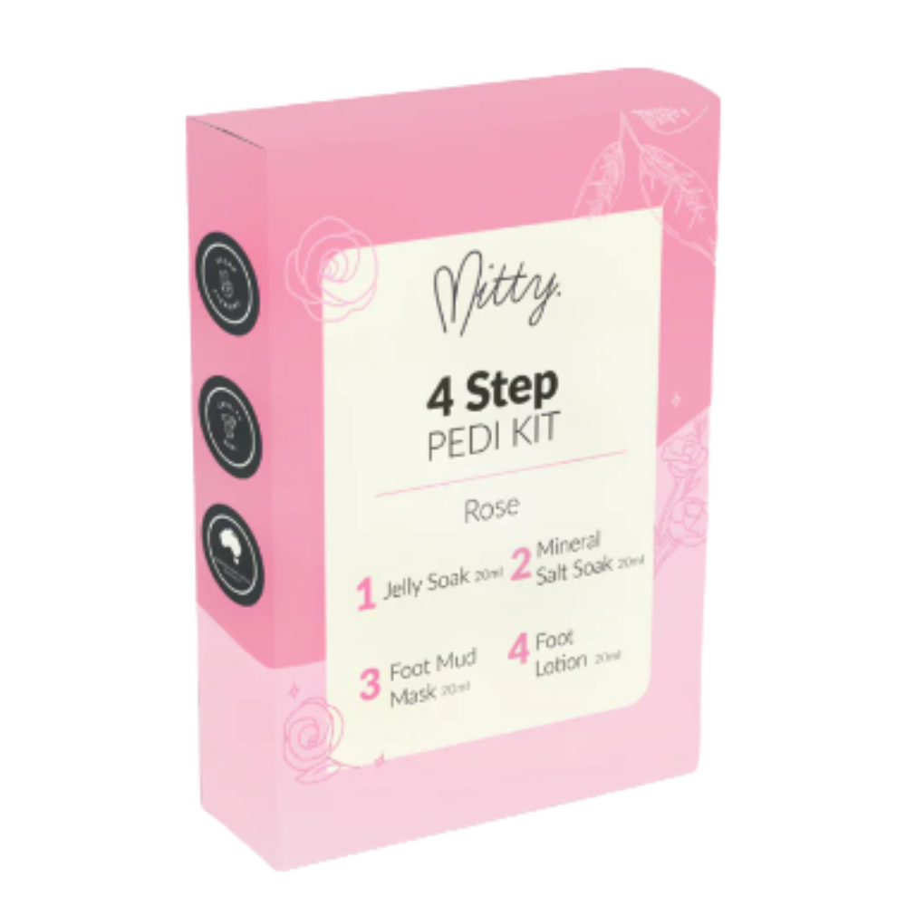 Mitty 4 Step Pedi Kit - Rose