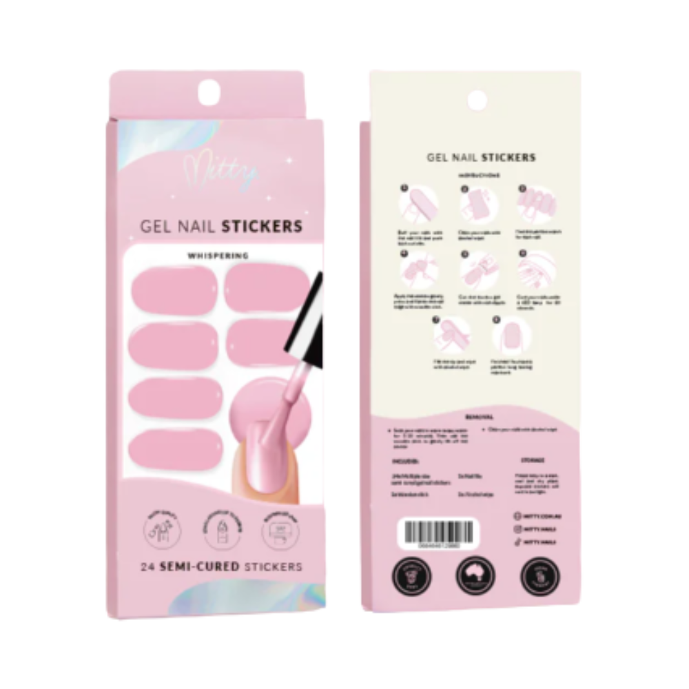 Mitty Gel Nail Stickers- Whisp