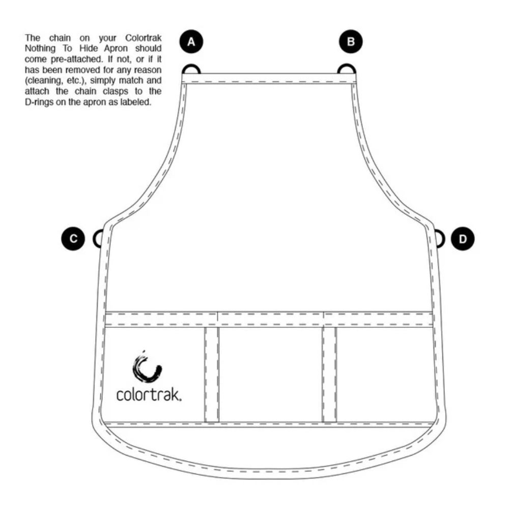 Vinyl Apron - Starry Whispers