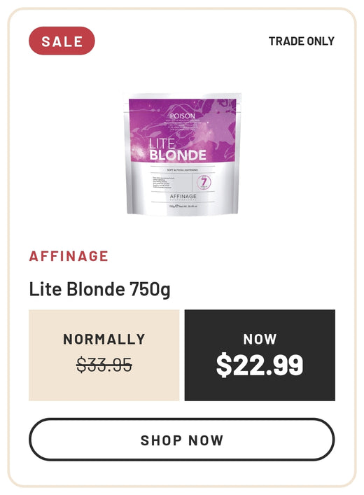 Sale: Affinage Lite Blonde 750g, Normally $33.95, Now $22.99, Trade Only