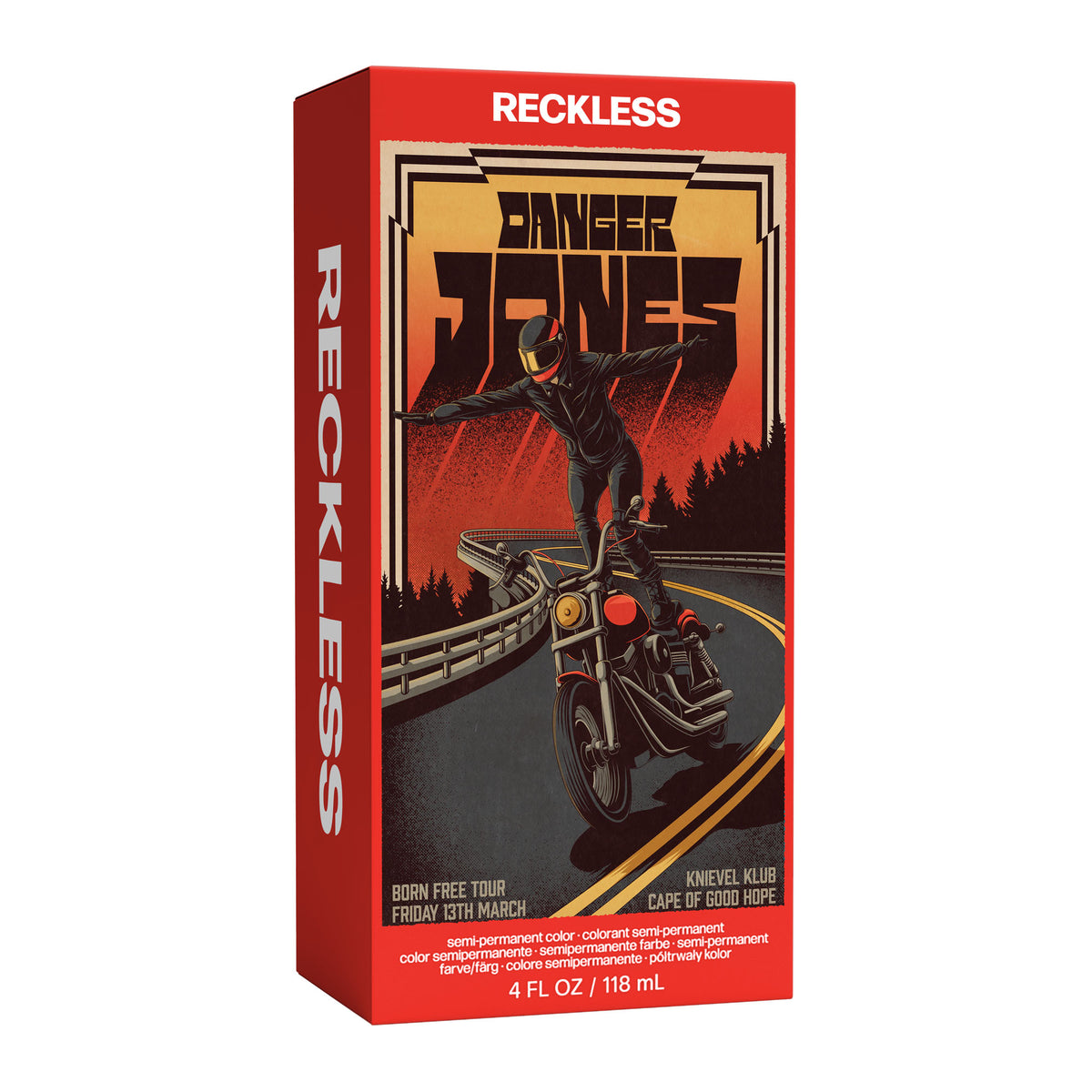 Danger Jones Semi-Permanent Color 118ml - Reckless (Hot Orange)