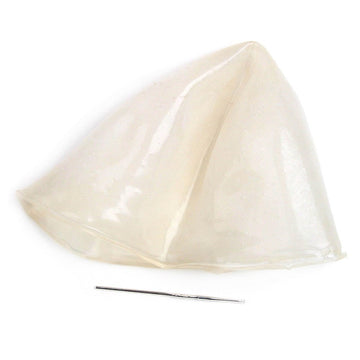 Fancy Streaking Cap Transparent with Stainless Steel Hook