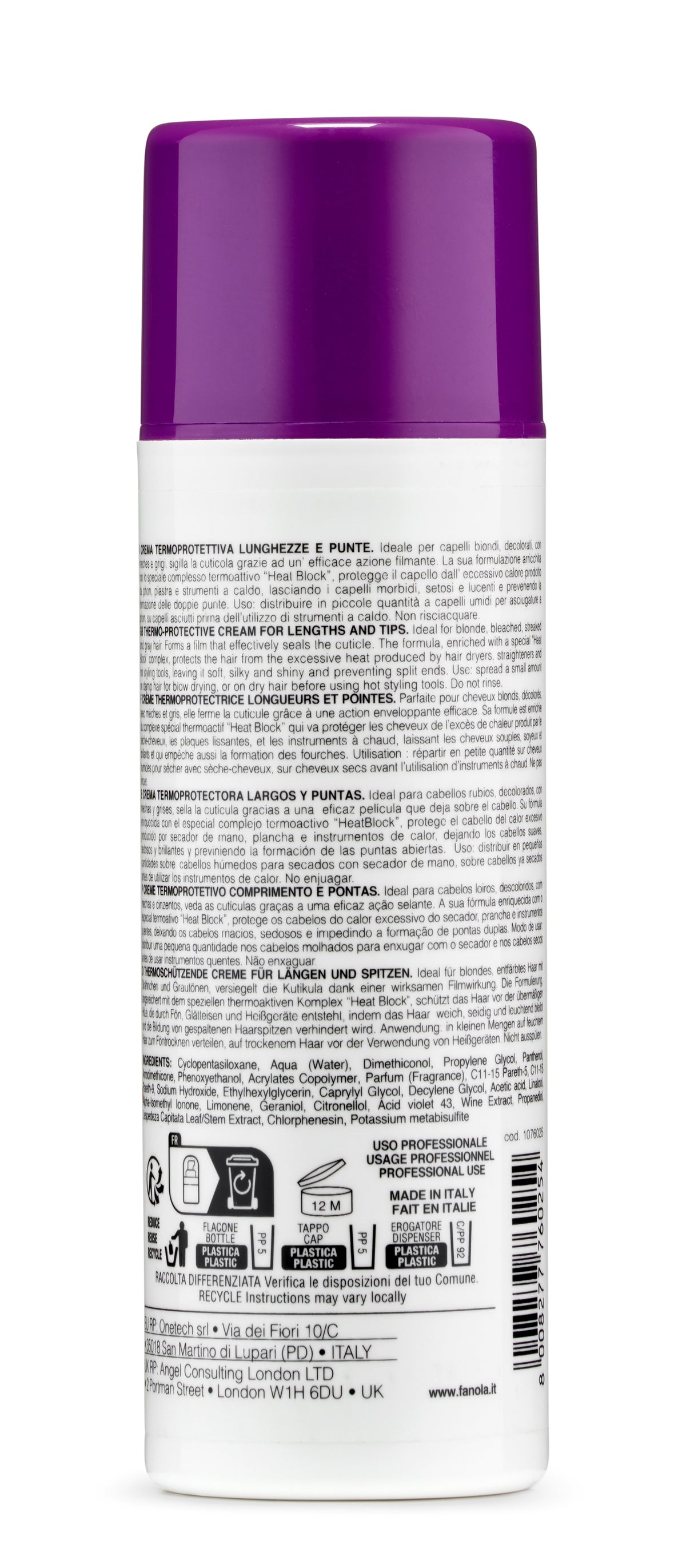Fanola No Yellow Care Thermo-Protective Cream 150ml