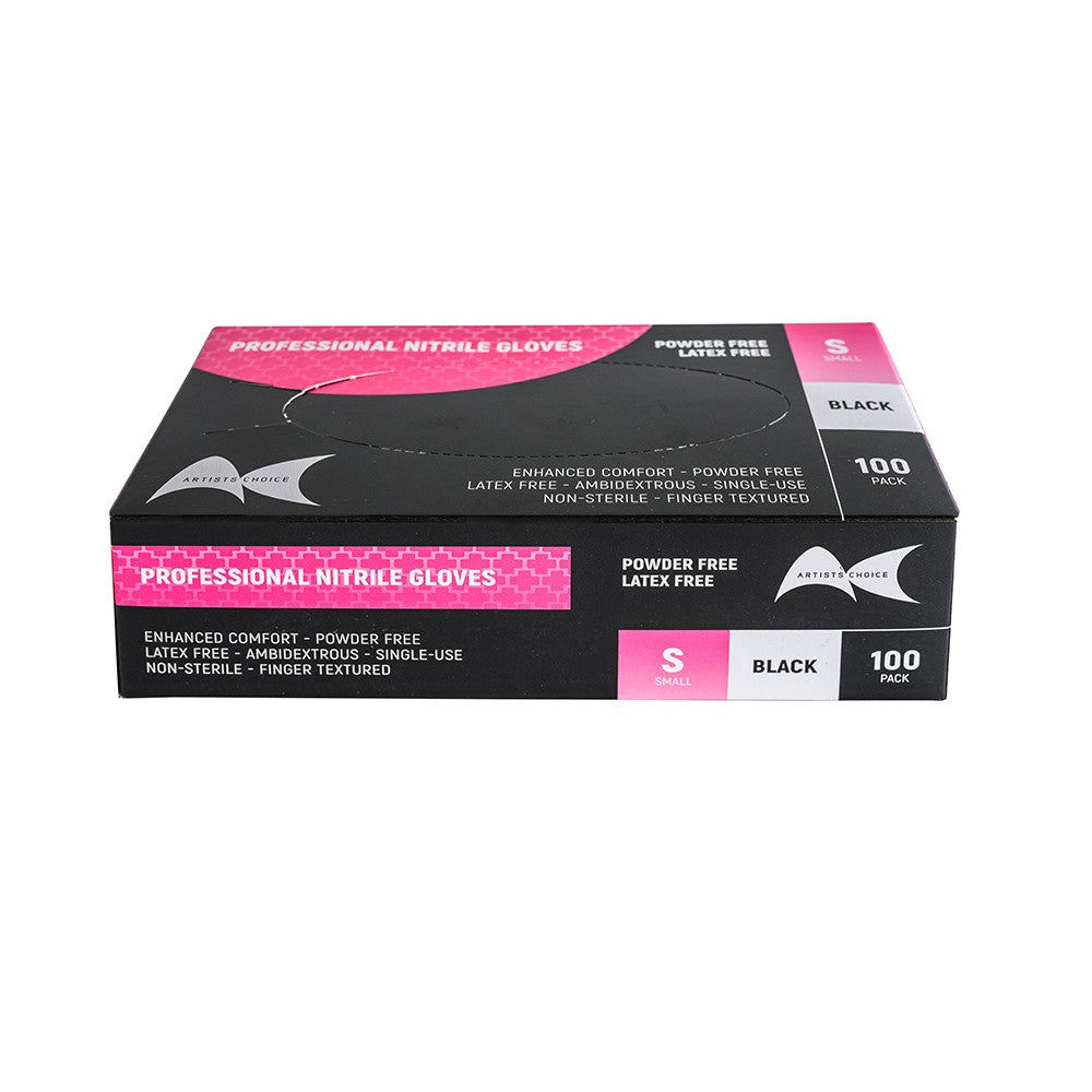 Artist Choice Powder free nitrile gloves - Small 100pk