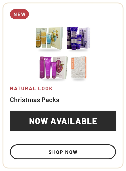 Natural Look Christmas Packs now available: Intensive, Ice Blonde, Colour Art and Oasis gift packs