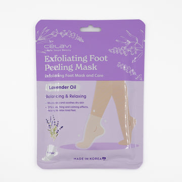 CELAVI 3 Exfoliating Foot Peeling Mask LAVENDER 20g