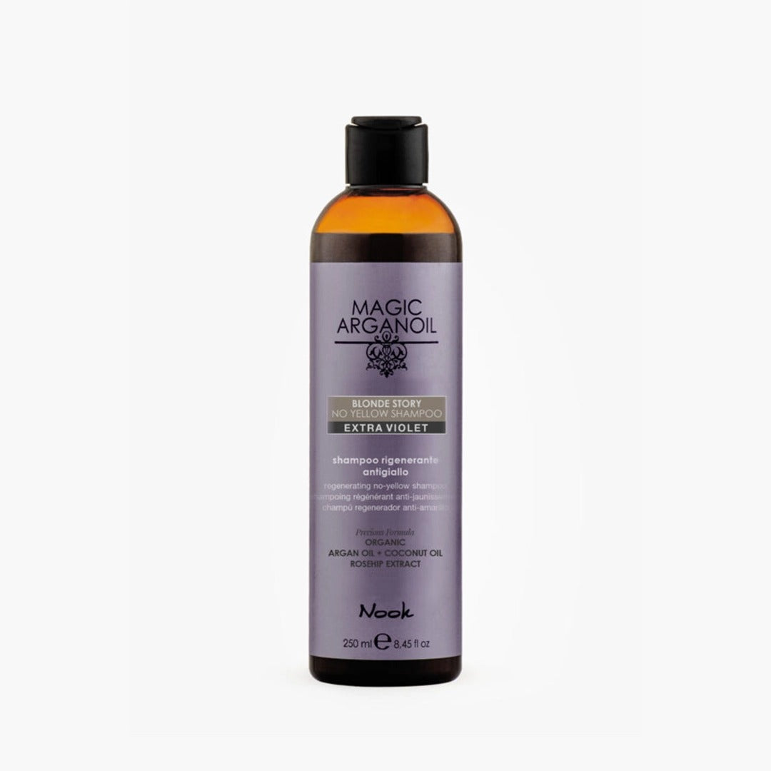 Nook Magic Argan Oil Blonde Story No Yellow Shampoo 1L
