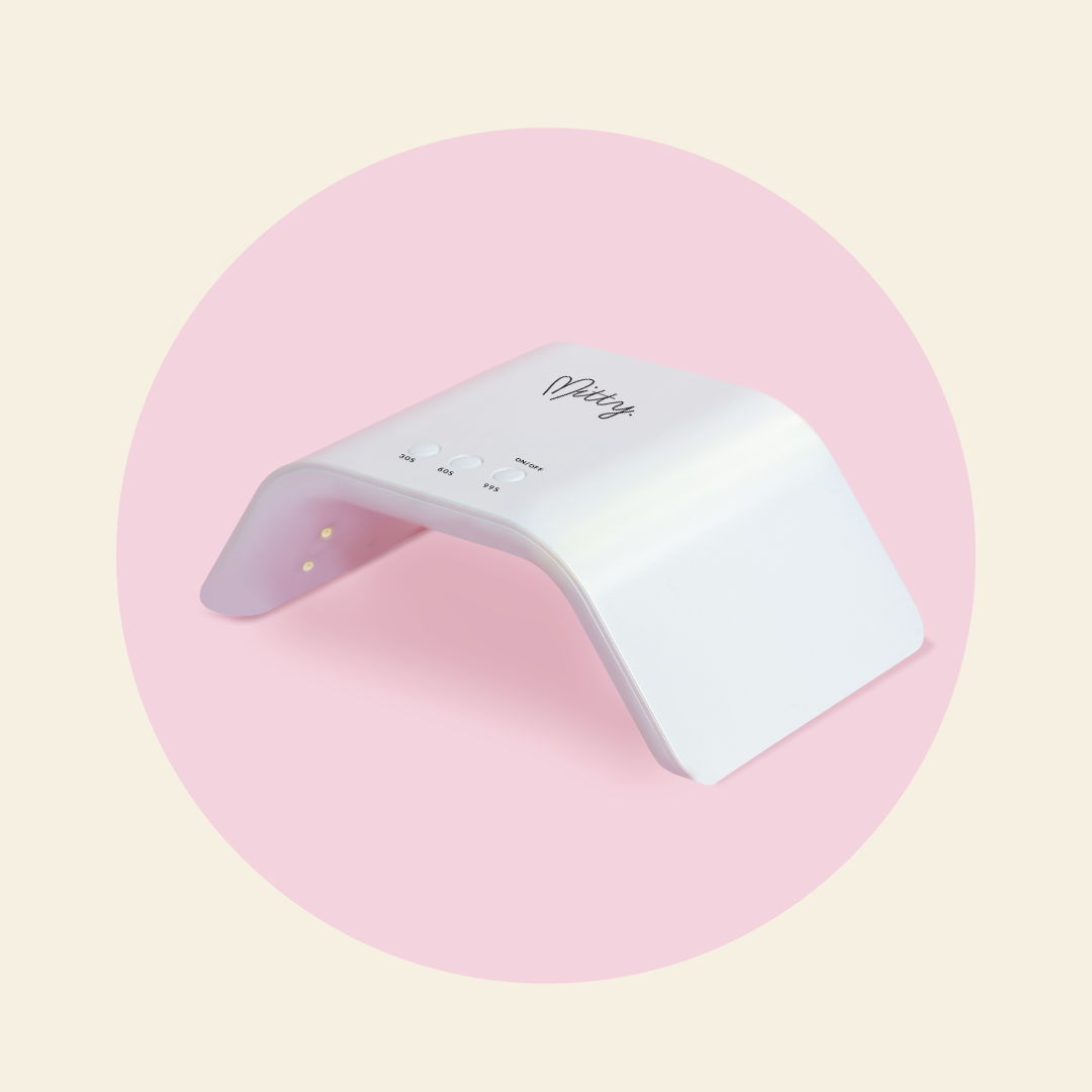 Mitty 36W Portable Mani/Pedi LED Lamp-Pearl White