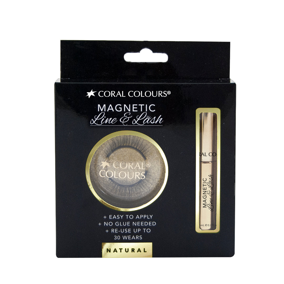 Coral Colours Magnetic EyeLashes Natural