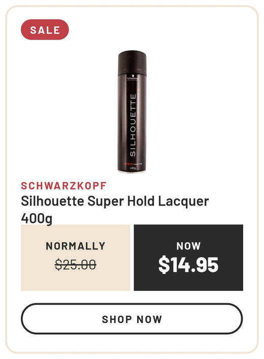 Sale: Schwarzkopf Silhouette Super Hold Lacquer 400g, Normally $25.00, Now $14.95