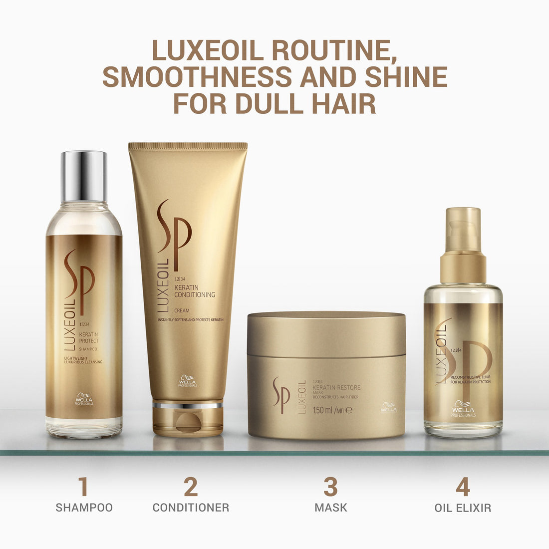 Wella SP Luxeoil Keratin Conditioning Cream 1L